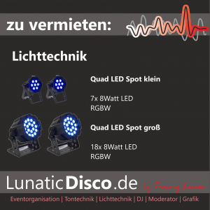 led mini par quad 7x8w rgbw black